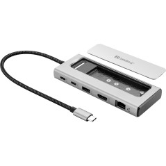 Sandberg USB-C 6in1 Travel Dock SSD